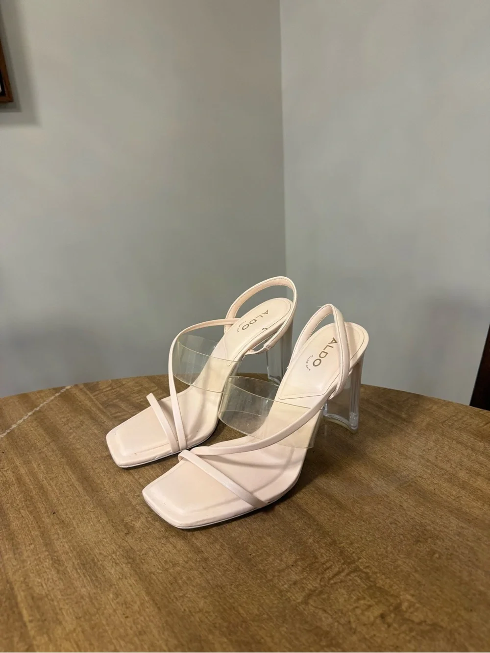 ALDO baby pink heels